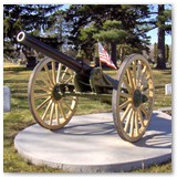 Crystal Lake Cemetery Minneapolis, MN, 57in Wood Cannon Wheels with Archibald Hubs