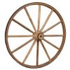 1012 - 36'' Large Hub Heavy Wood Wagon Wheel